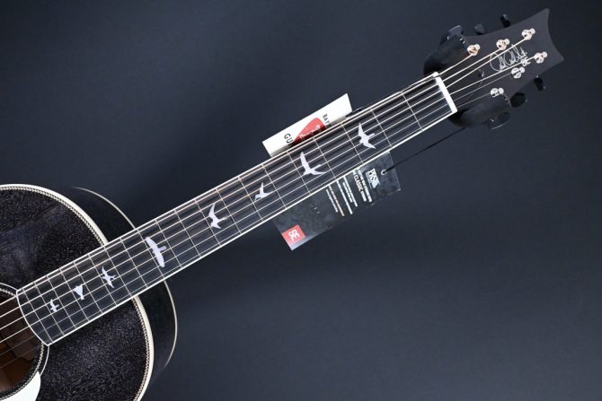 PRS SE P20E Parlor Acoustic Guitar Black Dog Hair #835