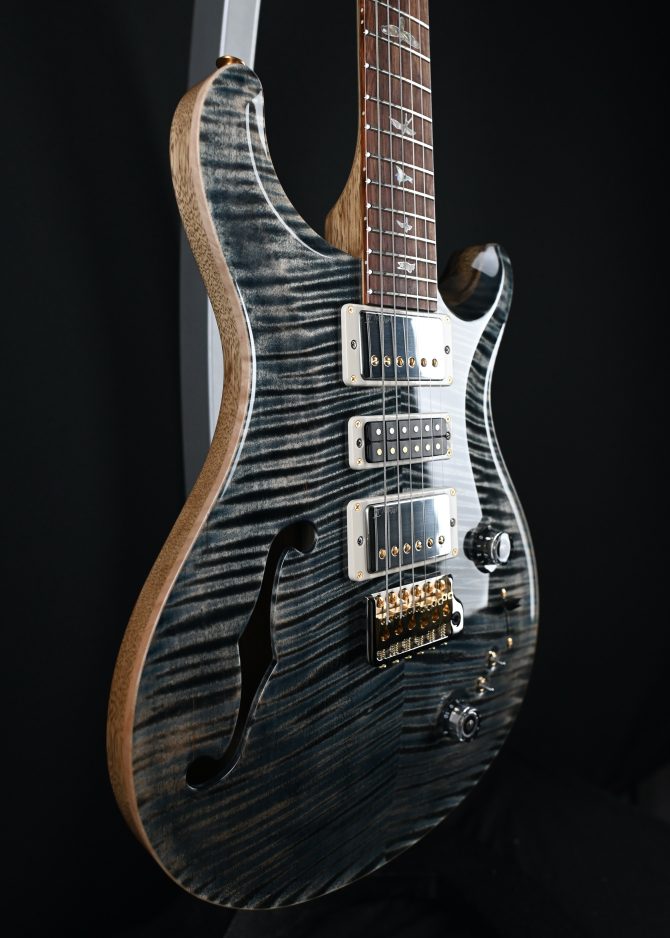 PRS 40th Anniversary Special Semi-Hollow Limited Edition Faded Whale Blue (Natural Back) #755