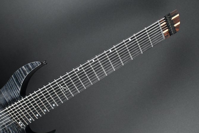 Legator G9F-BK Satin Flame Maple Black 9-string Multi-Scale #160