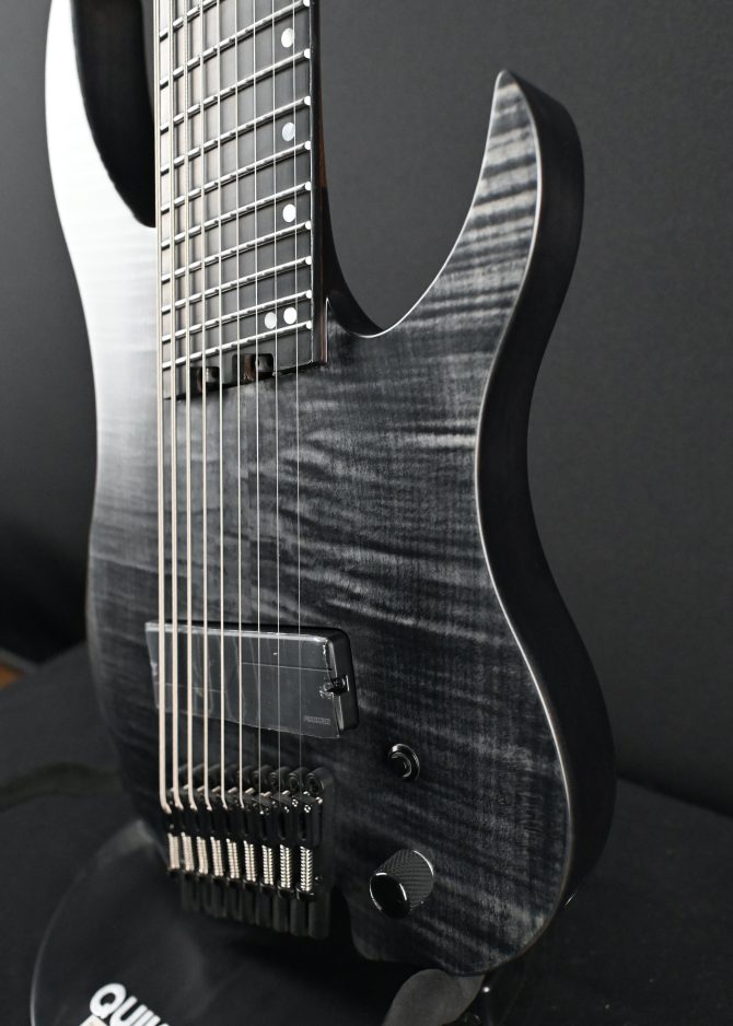Legator G9F-BK Satin Flame Maple Black 9-string Multi-Scale #160