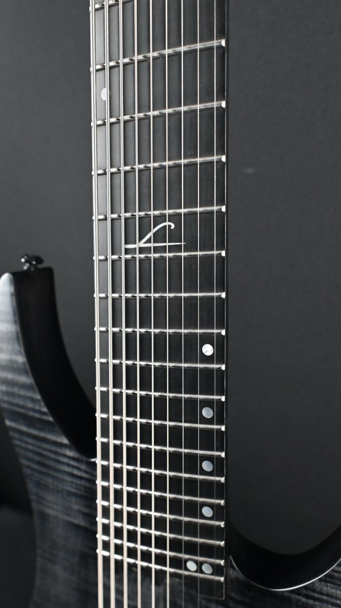 Legator G9F-BK Satin Flame Maple Black 9-string Multi-Scale #160