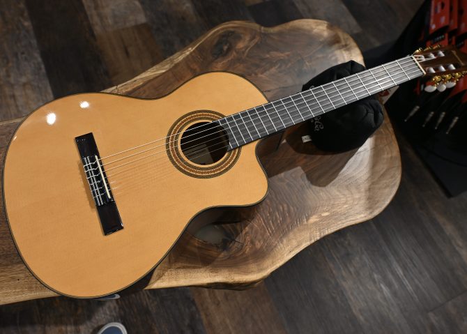 Ibanez GA6CE-AM Amber High Gloss Classical Guitar #859