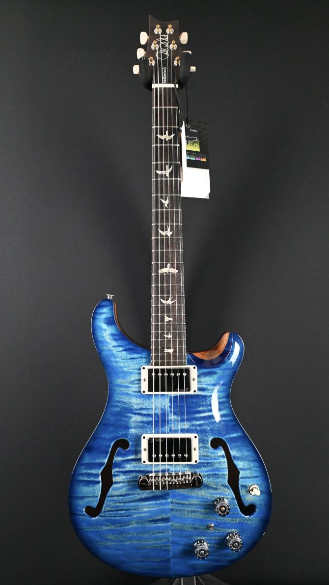 PRS Hollowbody II Piezo Faded Blue Jean w/ Blue Burst #162