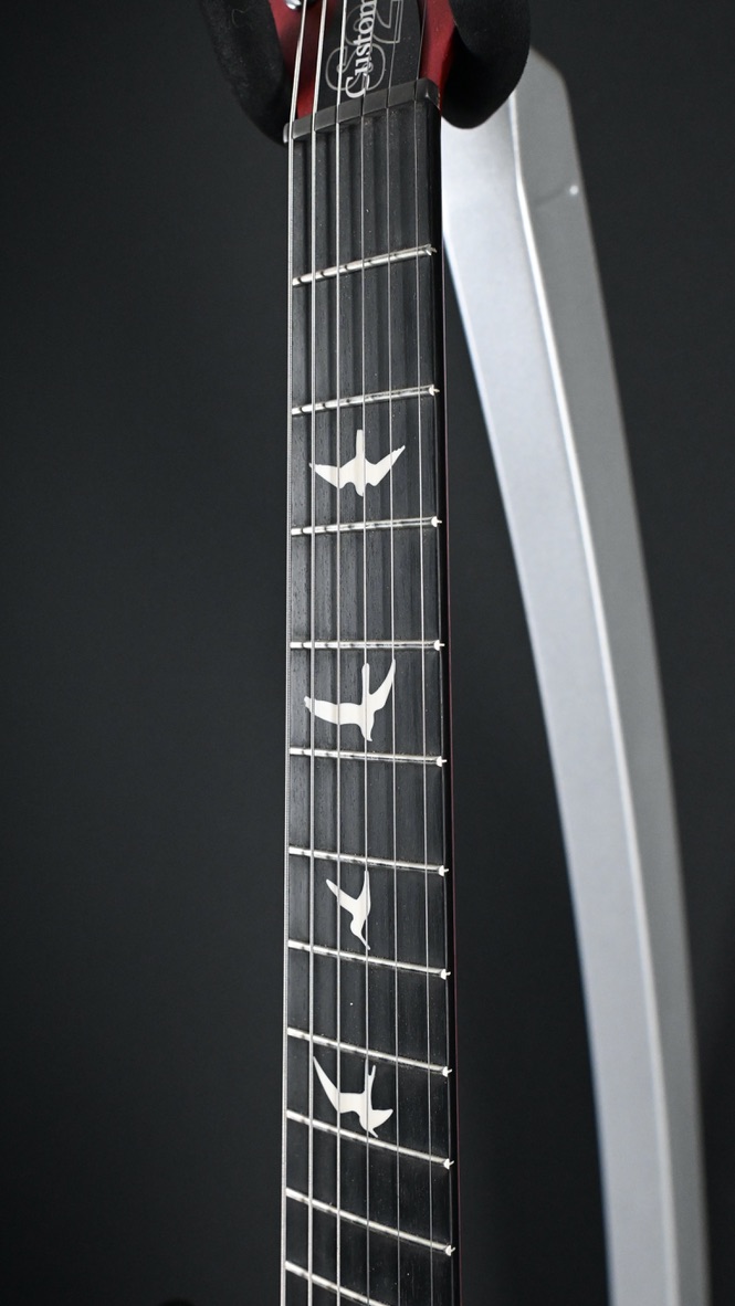 PRS S2 Custom 24-08 Satin Quilt Faded Gray Black Cherry Burst 2024