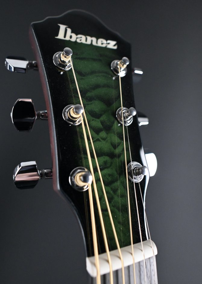 Ibanez AEWC16QA-TEH Transparent Emerald Burst #803