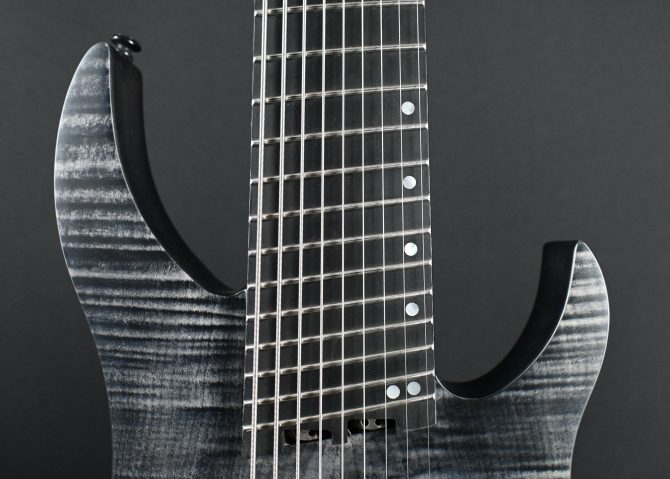 Legator G9F-BK Satin Flame Maple Black 9-string Multi-Scale #160