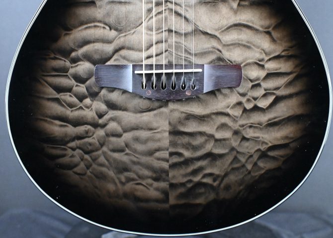 Ibanez AEWC16QA-TKH Transparent Black Sunburst #770