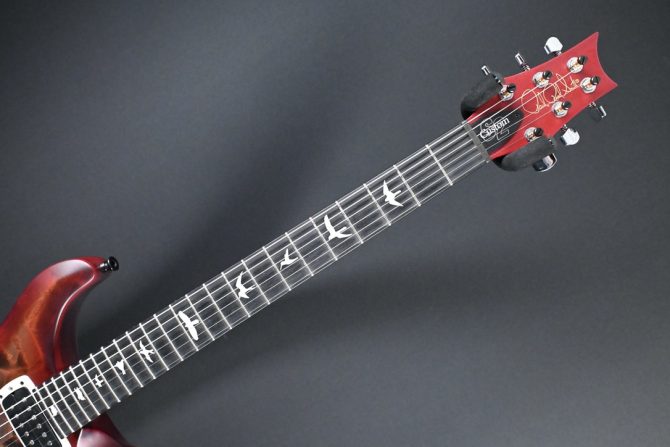 PRS S2 Custom 24-08 Satin Quilt Faded Gray Black Cherry Burst 2024