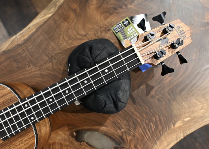Kala UBASS-TEAK-FS Teak Acoustic-Electric UBASS