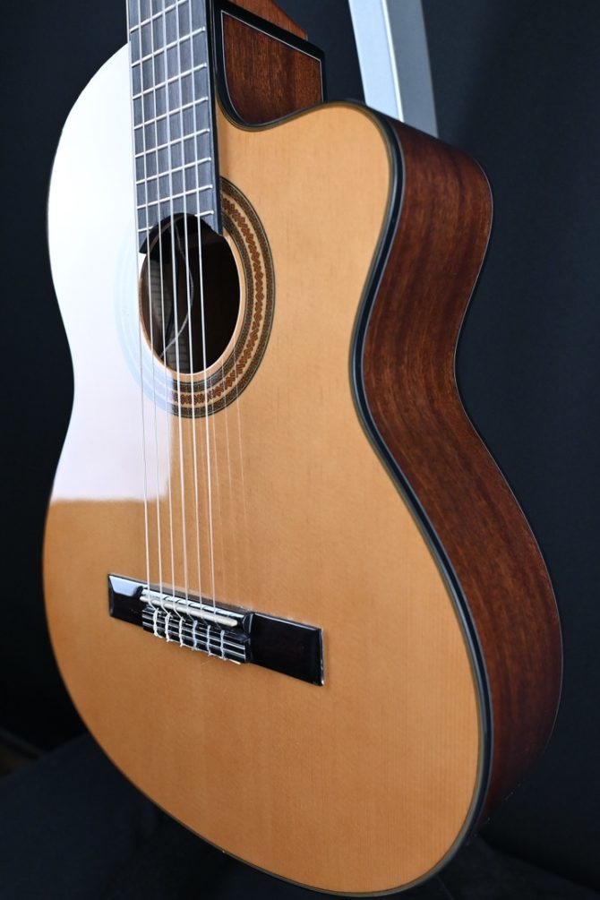 Ibanez GA6CE-AM Amber High Gloss Classical Guitar #859