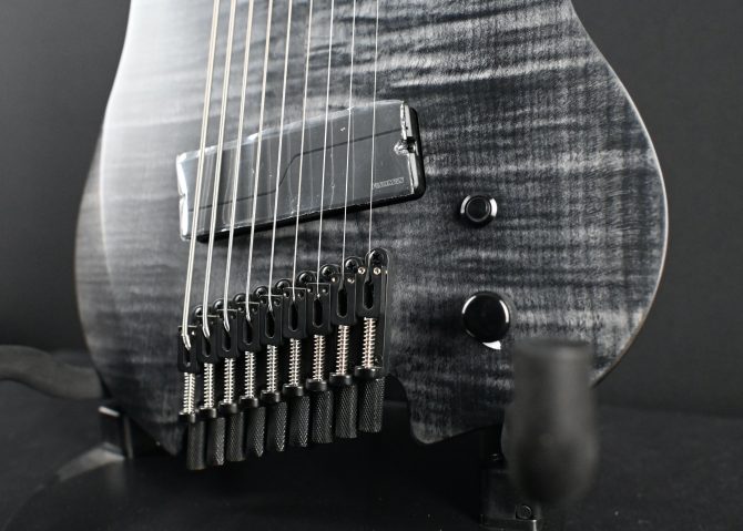 Legator G9F-BK Satin Flame Maple Black 9-string Multi-Scale #160