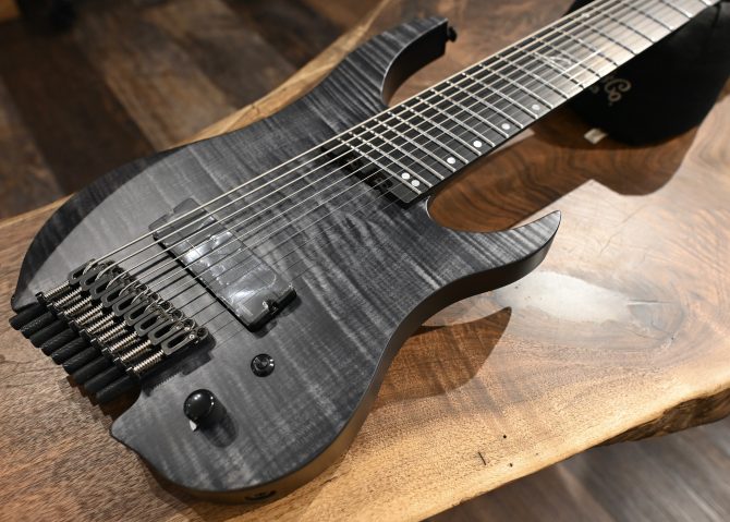 Legator G9F-BK Satin Flame Maple Black 9-string Multi-Scale #160