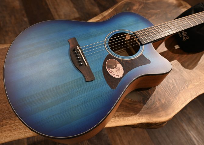 Ibanez AAM50CE-SBO Advanced Acoustic Sapphire Blue Burst #974