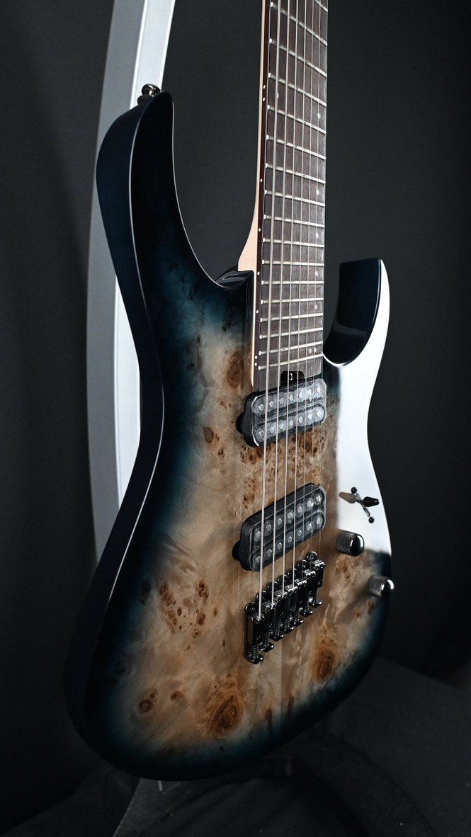 Ibanez RGMS7PB-CBS Cosmic Blue Starburst 7-String Guitar #388