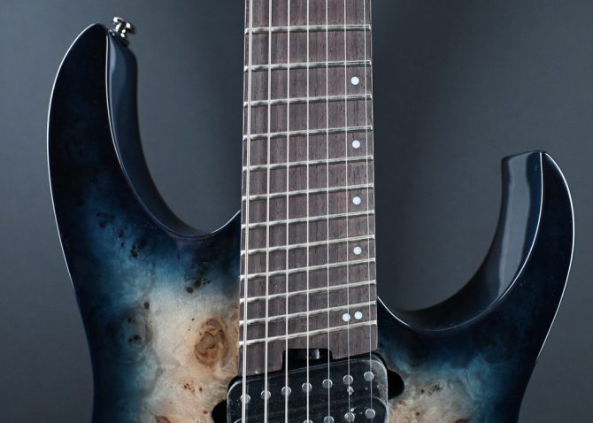 Ibanez RGMS7PB-CBS Cosmic Blue Starburst 7-String Guitar #388