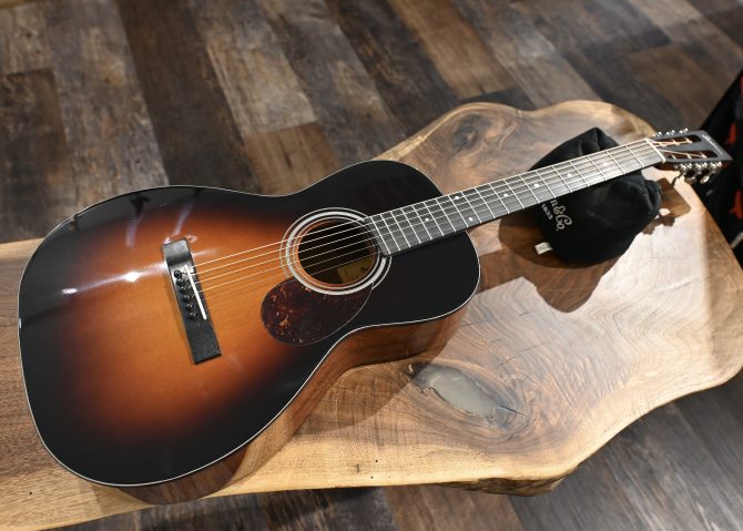 Eastman E1P Deluxe Sunburst Parlor Acoustic Guitar #720