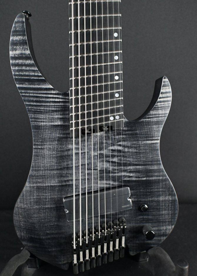 Legator G9F-BK Satin Flame Maple Black 9-string Multi-Scale #160