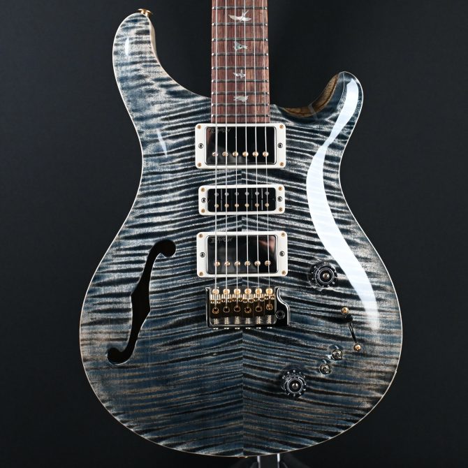 PRS 40th Anniversary Special Semi-Hollow Limited Edition Faded Whale Blue (Natural Back) #755