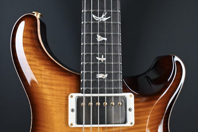 PRS DGT Semi-Hollow w/ Birds 10-Top McCarty Tobacco Sunburst #495