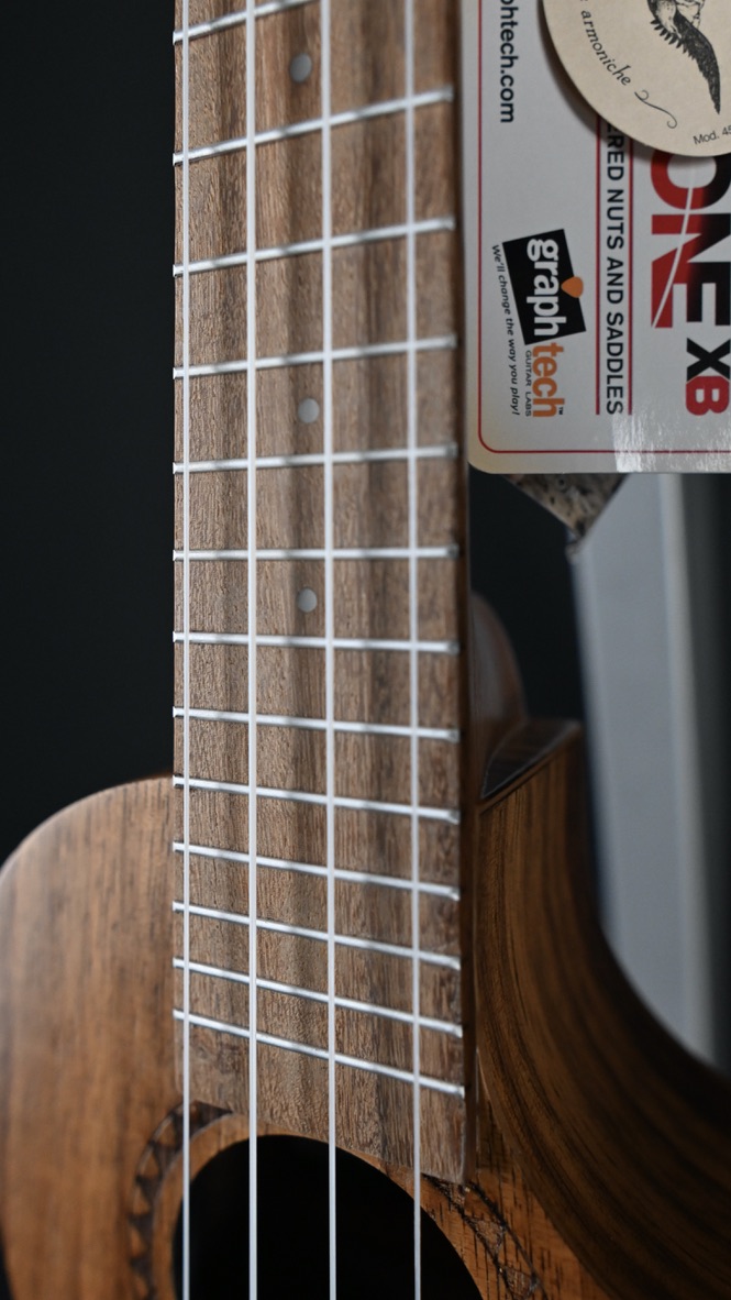 Kala KA-TK-C-CE Teak Tri-Top Concert Ukulele #2501