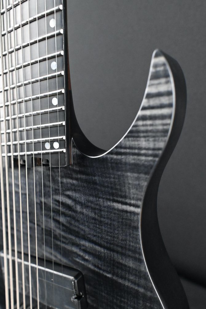 Legator G9F-BK Satin Flame Maple Black 9-string Multi-Scale #160