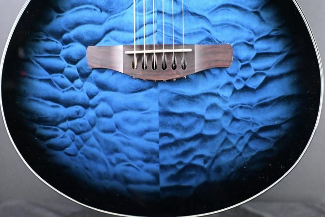 Ibanez AEWC16QA-TLH Transparent Blue Sunburst #756