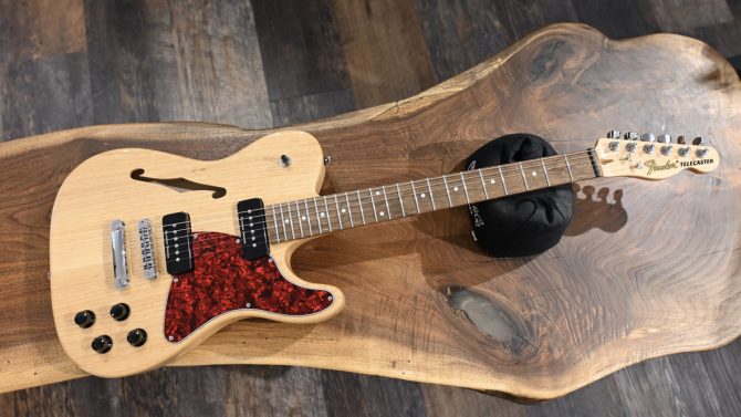 Fender Jim Adkins JA-90 Telecaster Thinline Natural 2022