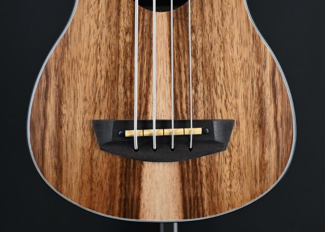 Kala UBASS-TEAK-FS Teak Acoustic-Electric UBASS