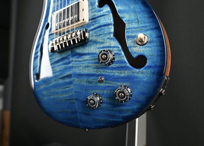 PRS Hollowbody II Piezo Faded Blue Jean w/ Blue Burst #162