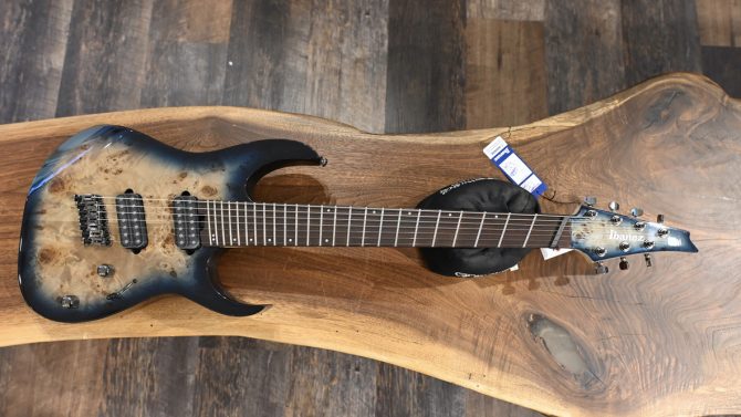 Ibanez RGMS7PB-CBS Cosmic Blue Starburst 7-String Guitar #388