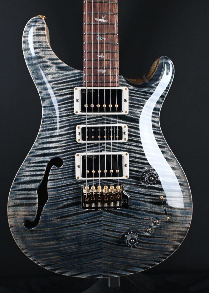 PRS 40th Anniversary Special Semi-Hollow Limited Edition Faded Whale Blue (Natural Back) #755