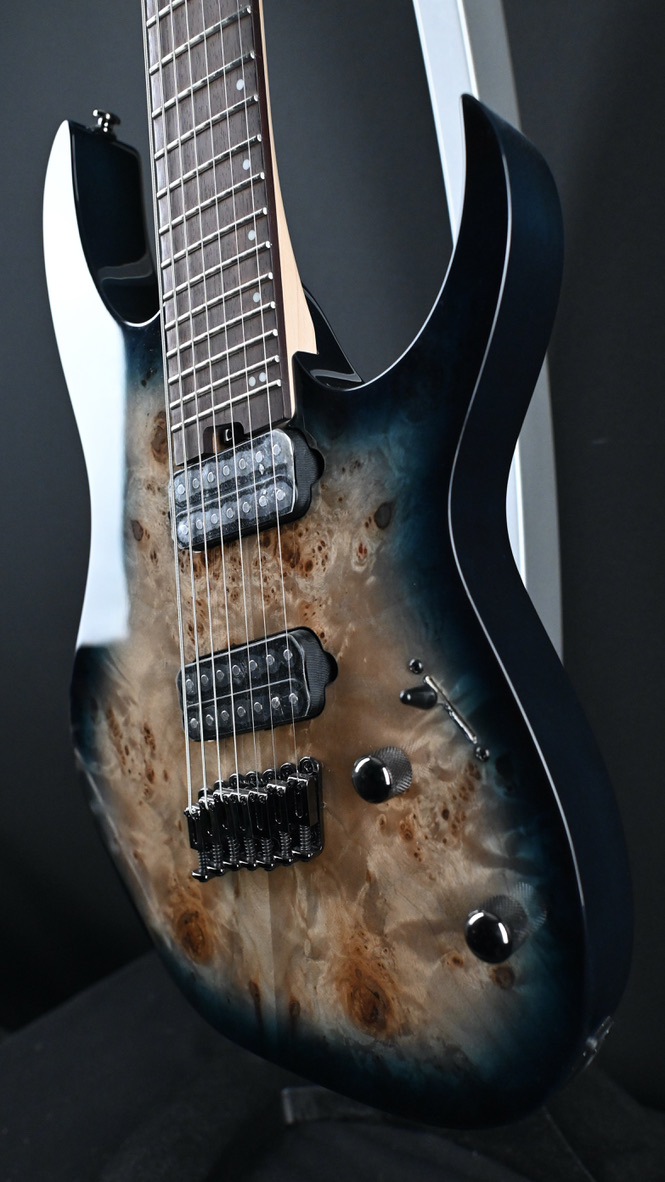 Ibanez RGMS7PB-CBS Cosmic Blue Starburst 7-String Guitar #388