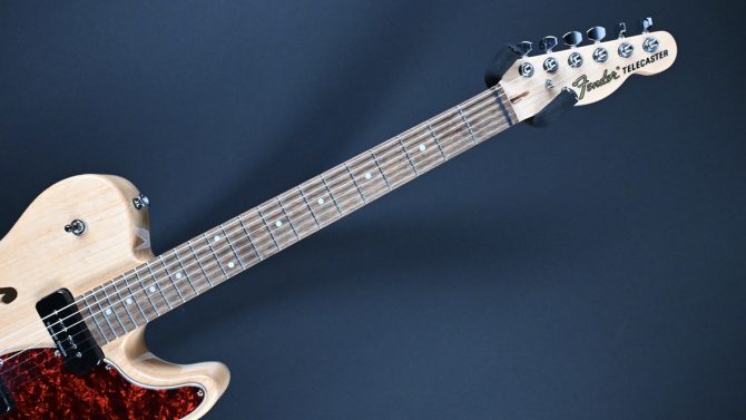 Fender Jim Adkins JA-90 Telecaster Thinline Natural 2022