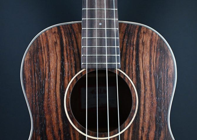 Kala Kala KA-EBY-B Striped Ebony Baritone Ukulele #2506
