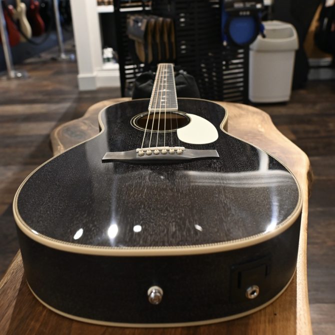 PRS SE P20E Parlor Acoustic Guitar Black Dog Hair #835