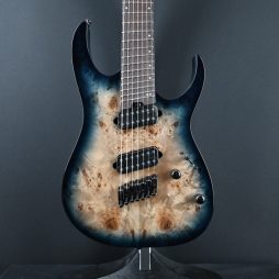 Ibanez RGMS7PB-CBS Cosmic Blue Starburst 7-String Guitar #388