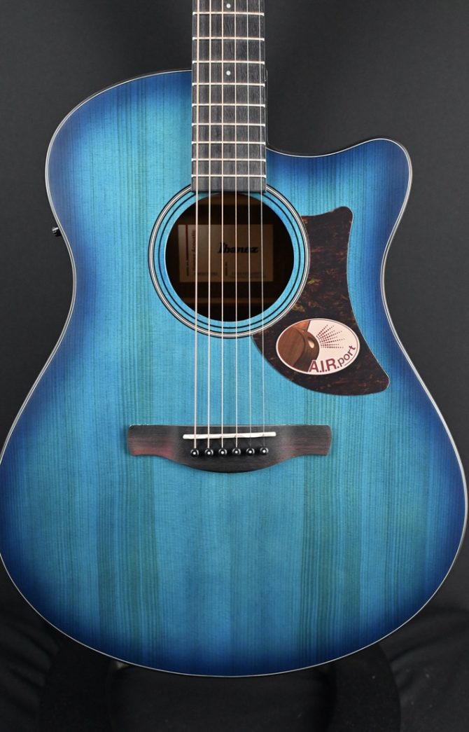 Ibanez AAM50CE-SBO Advanced Acoustic Sapphire Blue Burst #974