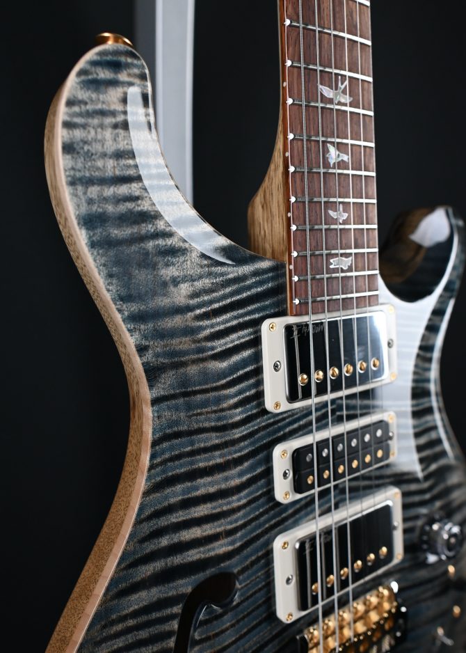 PRS 40th Anniversary Special Semi-Hollow Limited Edition Faded Whale Blue (Natural Back) #755