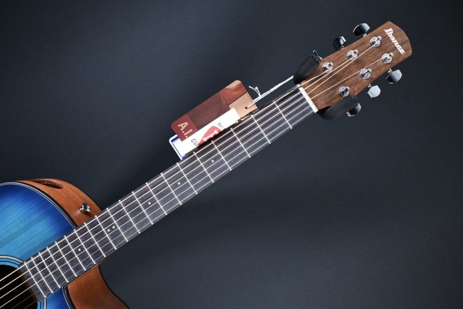 Ibanez AAM50CE-SBO Advanced Acoustic Sapphire Blue Burst #974