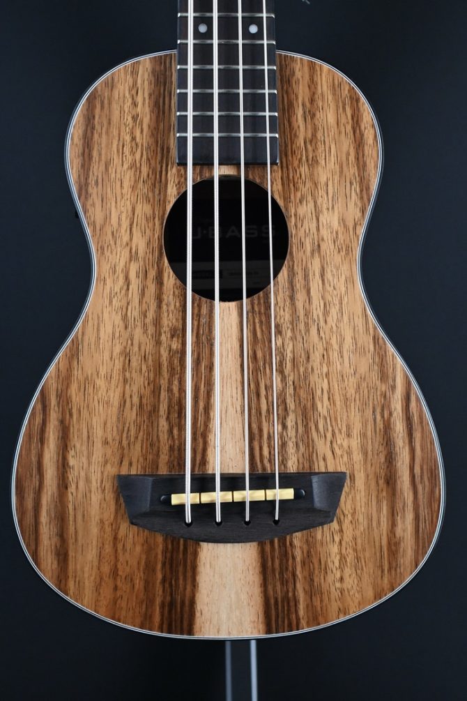 Kala UBASS-TEAK-FS Teak Acoustic-Electric UBASS