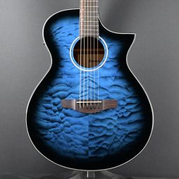 Ibanez AEWC16QA-TLH Transparent Blue Sunburst #756