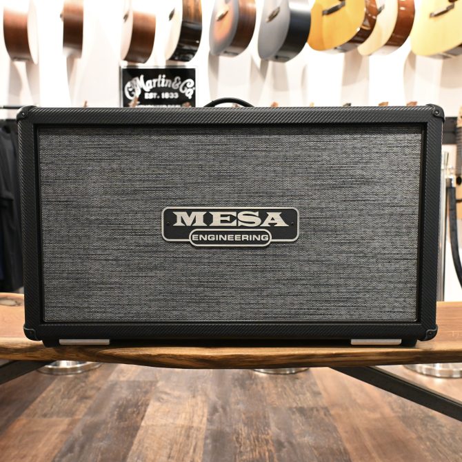 Mesa Boogie Rectifier Horizontal 2x12" Speaker Cabinet - Black Carbon