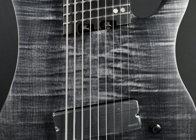 Legator G9F-BK Satin Flame Maple Black 9-string Multi-Scale #160