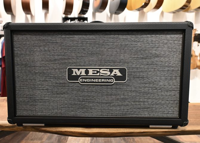 Mesa Boogie Rectifier Horizontal 2x12" Speaker Cabinet - Black Carbon