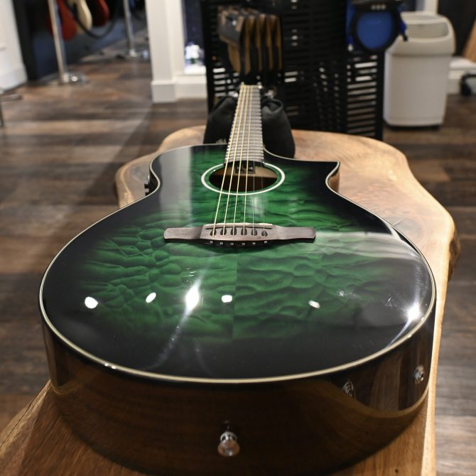 Ibanez AEWC16QA-TEH Transparent Emerald Burst #803