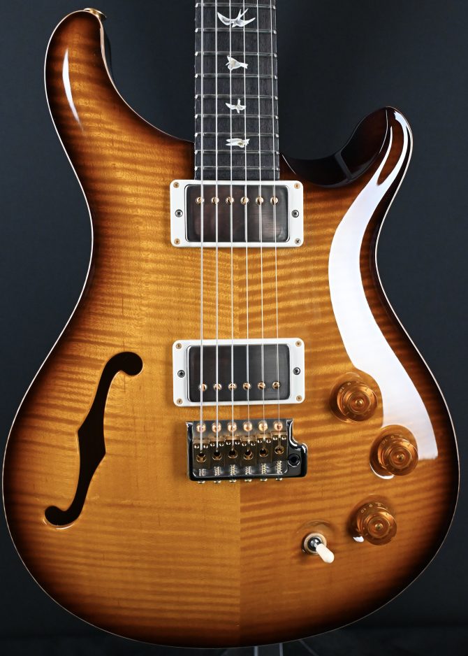 PRS DGT Semi-Hollow w/ Birds 10-Top McCarty Tobacco Sunburst #495