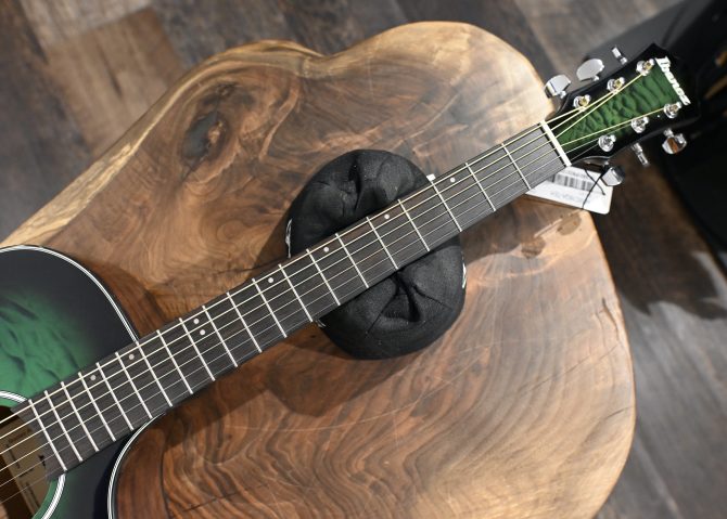 Ibanez AEWC16QA-TEH Transparent Emerald Burst #803