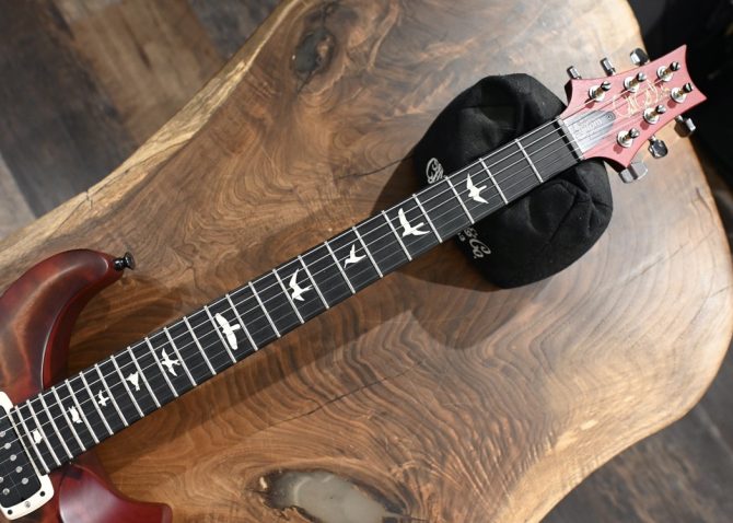 PRS S2 Custom 24-08 Satin Quilt Faded Gray Black Cherry Burst 2024