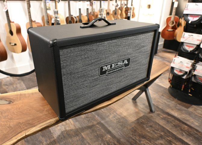 Mesa Boogie Rectifier Horizontal 2x12" Speaker Cabinet - Black Carbon