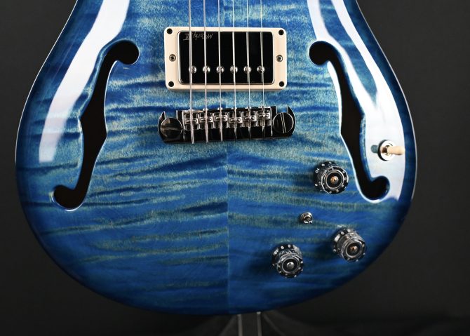 PRS Hollowbody II Piezo Faded Blue Jean w/ Blue Burst #162